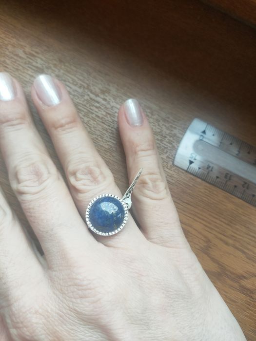 Set din argint de dama lapislazuli