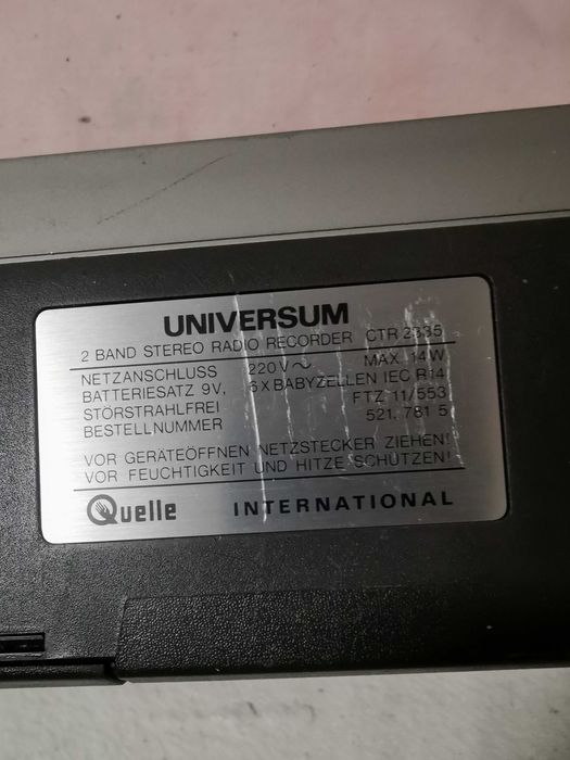 Radio caset Universum ctr 2335