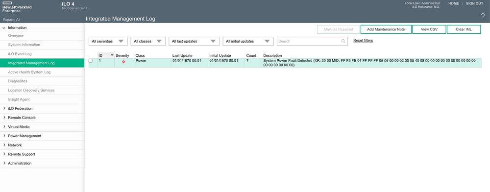 HP Proliant Microserver G8