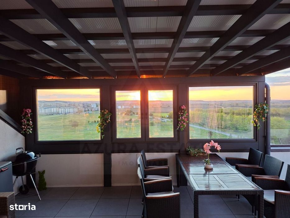 Penthouse cu terasa generoasa 53 mp prima inchiriere Calea Surii Mici