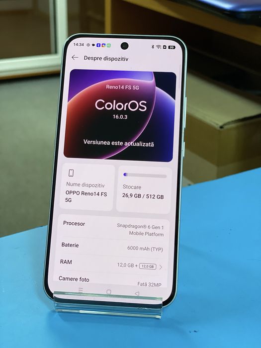 Oppo Reno 14FS 5G 512GB, Garantie 12 luni | Lensun