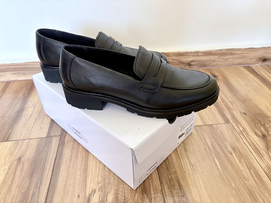 Loaferi dama  - piele, marime 38