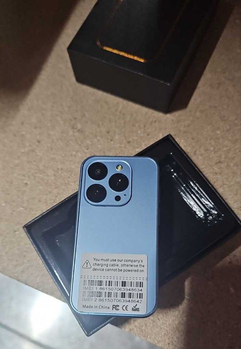 Мини Мобилен телефон Iphone Pro Max, Android 8,1, 2GB RAM, 16GB ROM,3G