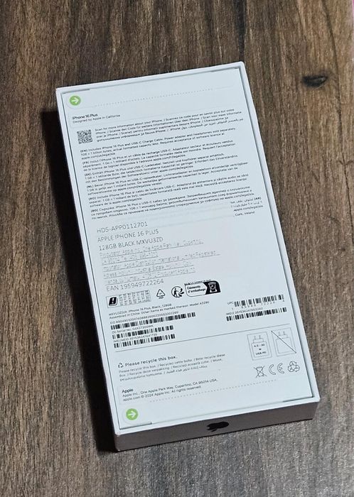 iPhone 16 Plus nou sigilat garantie 2 ani