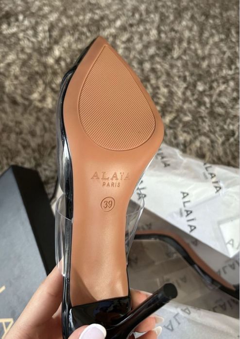 Pantofi Alaia Coeur piele pe comanda