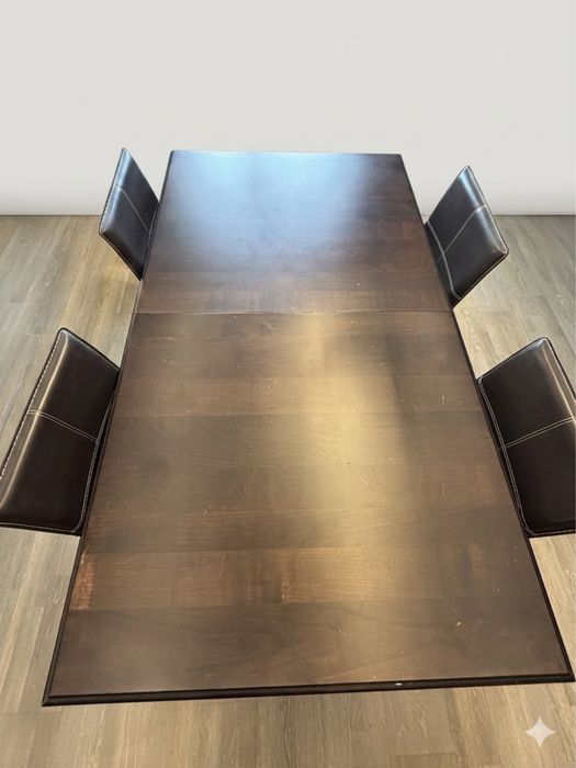 Vand Masa extensibila lemn masiv + 4 scaune