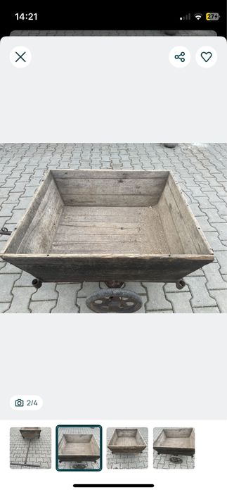 Carut din fier pentru gradina