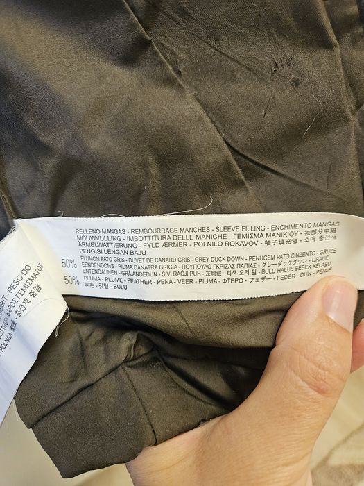 Geaca Zara cu puf de rata 110cm/ 5ani