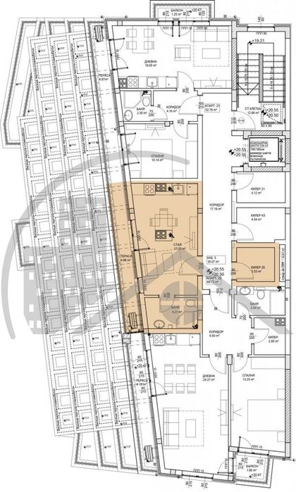 Продава се Едностаен апартамент в Варна, Цветен квартал - 52 кв.м за 1564 €/кв.м - Снимка #3