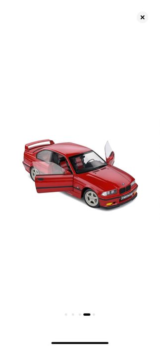 Macheta auto BMW M3 E36 Streetfighter 1994, 1:18, Imola Red, Solido