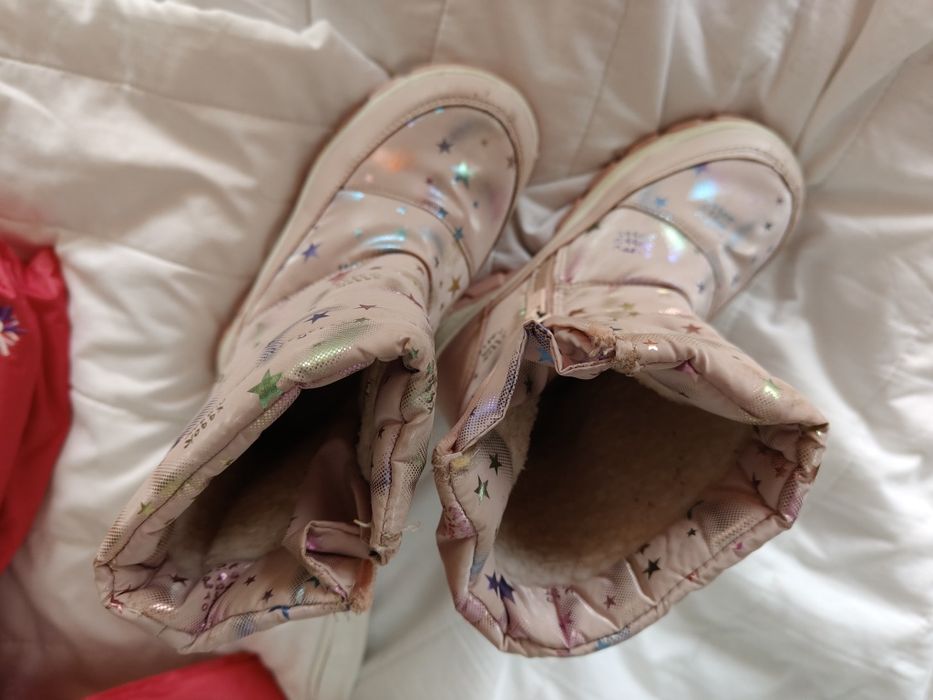 Детски ботуши , розови, 27 номер, стелка  17,5 см