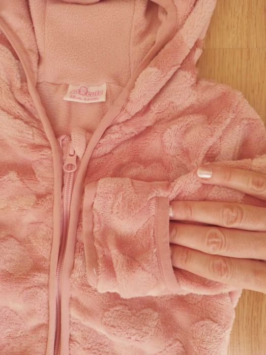 Поларен гащеризон за бебе, 68 см (3-6 м)