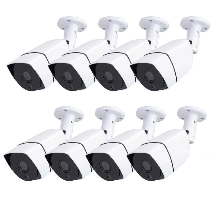 Sistem Supreveghere Video Complet 8 Camere AHD, exterior/Interior