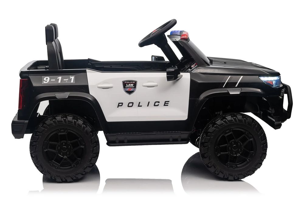 Masinuta electrica PolicePatrol 800W 24V 4x4 pentru copii 2 locuri