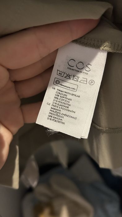 Блузка COS цвет хаки