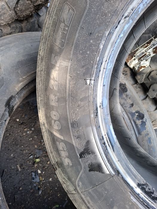 Vand 1 sau 2 anvelope 315 60 22.5 directie 1 buc michelin 1 buc hankook
