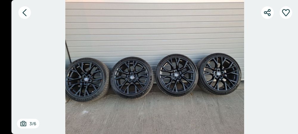 Jante M sport 2 lățimii R21 CU R22  BMW X5 F95 / X6 F96 Cod 8090796