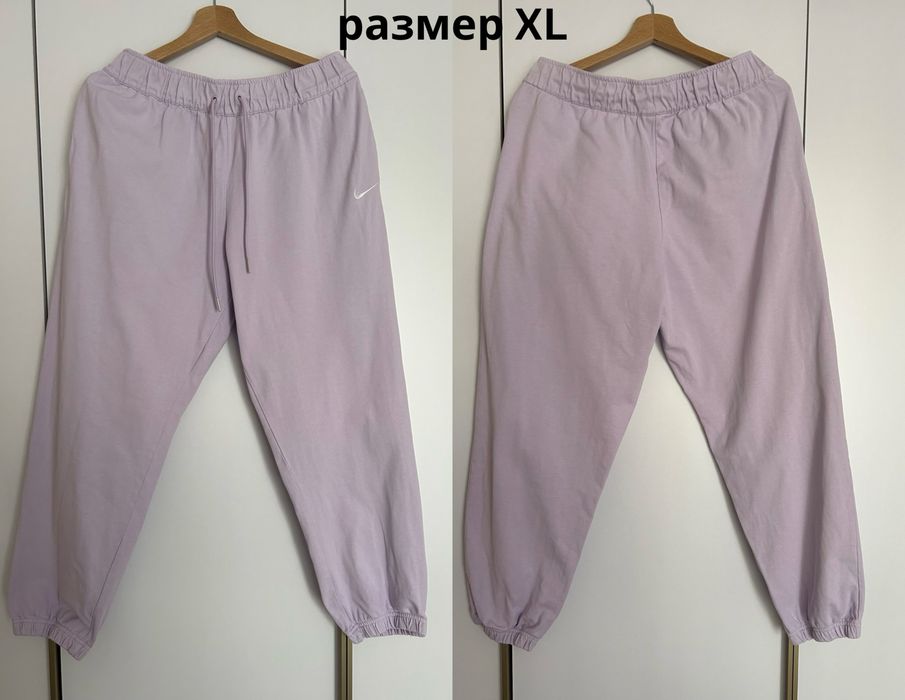 Оригинален дамски комплект Nike – Кроп топ (L) и Долнище (XL)