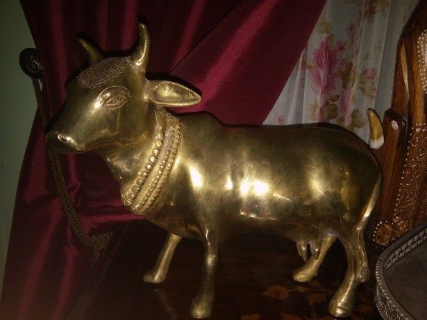 Impozanta sculptura indiana din bronz