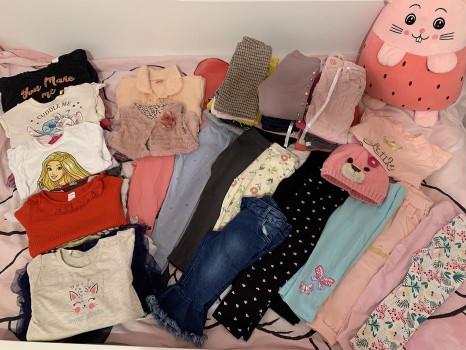 Огромен лот с дрешки за момиче 86/92см