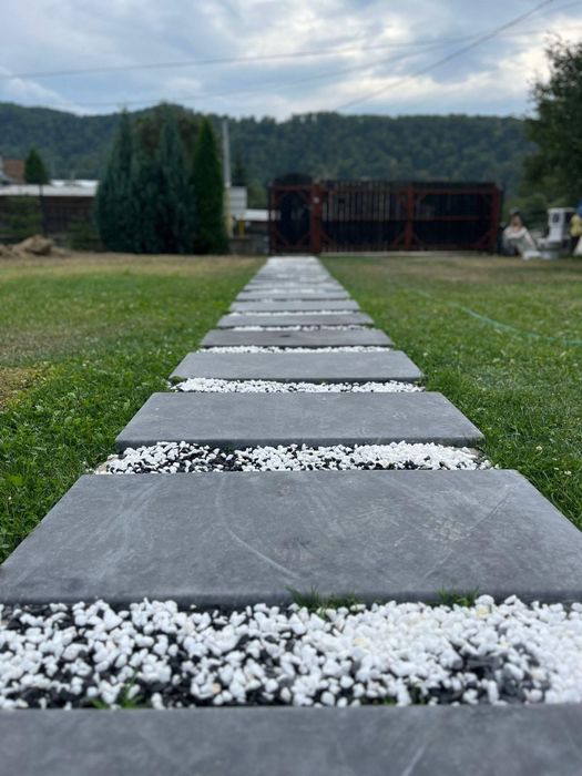 Dale beton armat, pasi japonezi ,placi beton ,pasi de pisica