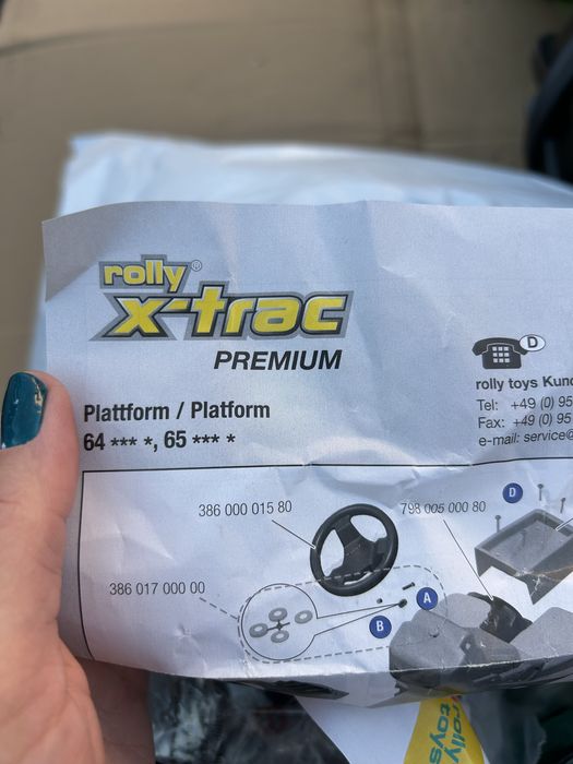 Tractor copii Rolly xtrac John Deere