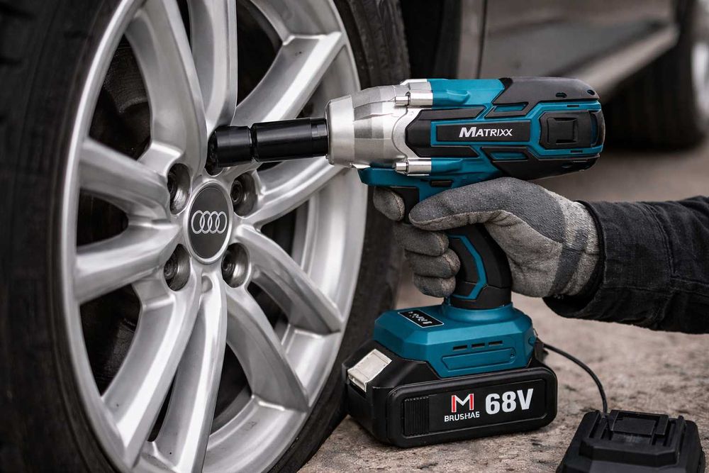 Set scule Matrix brushless 68V 6.0Ah | 4 piese | Profesional | Nou