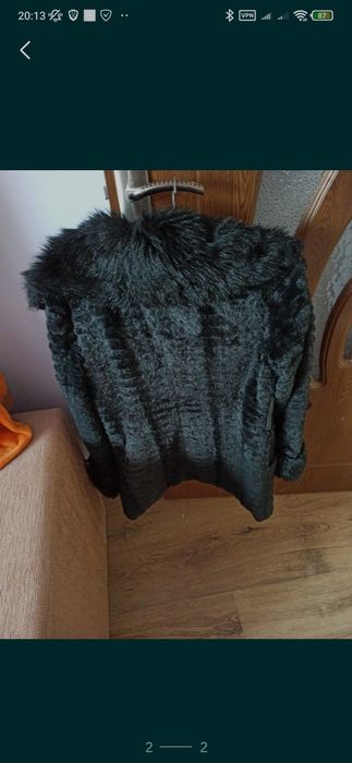 Cojoc sintetic negru+bonus