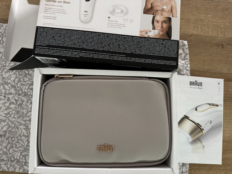 Чисто нов! Фотоепилатор Braun silk-expert Pro 5