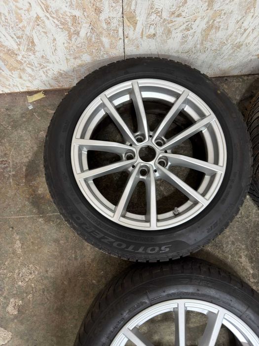 Jante 17 5x112 ET30 Mercedes C E Class audi A4 vw bmw + 225/50 R17 iarna
