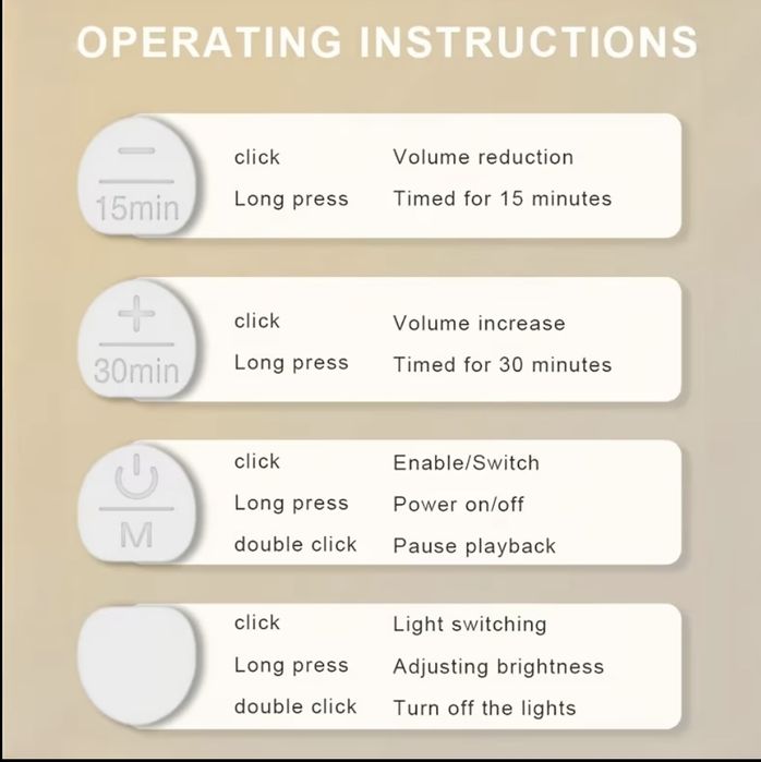 Машинка за бял шум / нощна лампа с мелодии