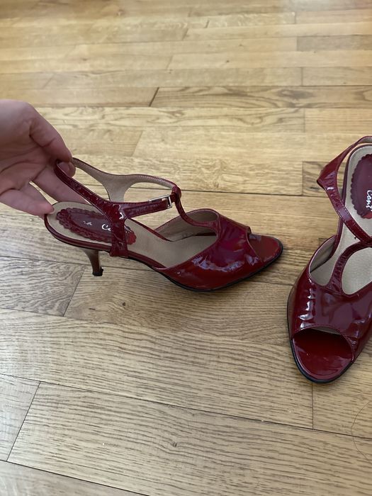 set rochie de seara si sandale piele