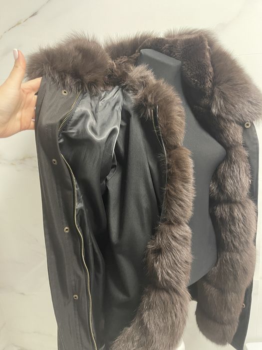 Parka blana naturala 2 fete