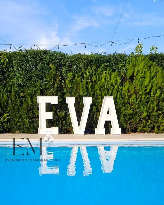 Cifre si Litere luminoase VOLUMETRICE (LED) Majorat / Zile de Nastere