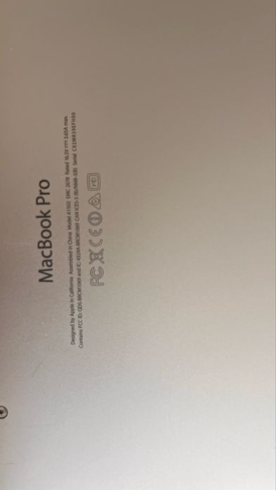 MacBook Pro 13" 2013 retina– i5, 8GB RAM, 256GB SSD, работещ