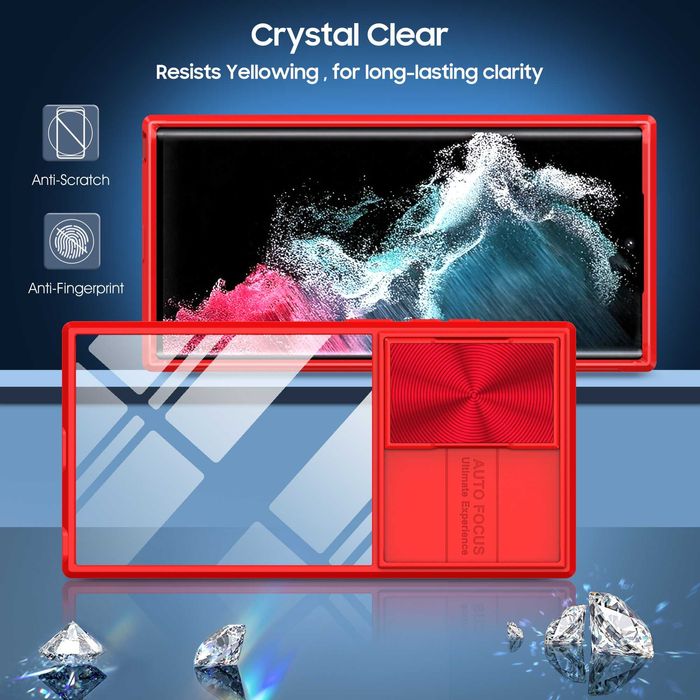 Husa transparenta cu protectie metalică pt Samsung Galaxy S23 Ultra 5G