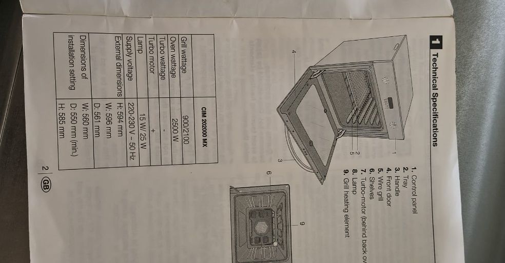 Cuptor BEKO incastrabil