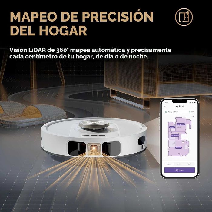 Робот прахосмукачка и моп Shark PowerDetect NeverTouch Pro 2в1 RV2800ZEEUWH