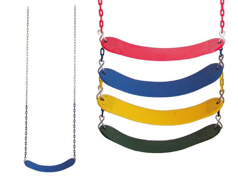 Седалка за люлка права гумена с метал AC2004, седалка лента, диск