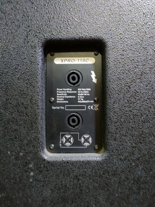 Vând subwoofer pasiv Bluetech XPRO 118C