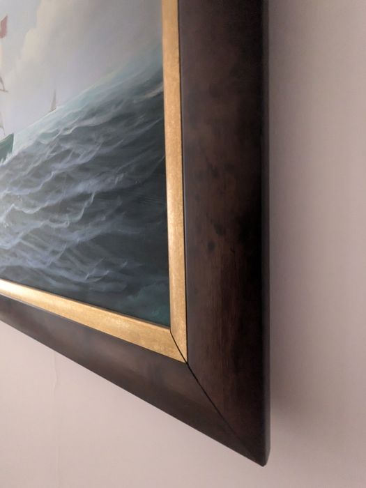 Pictură 104 cm corabie