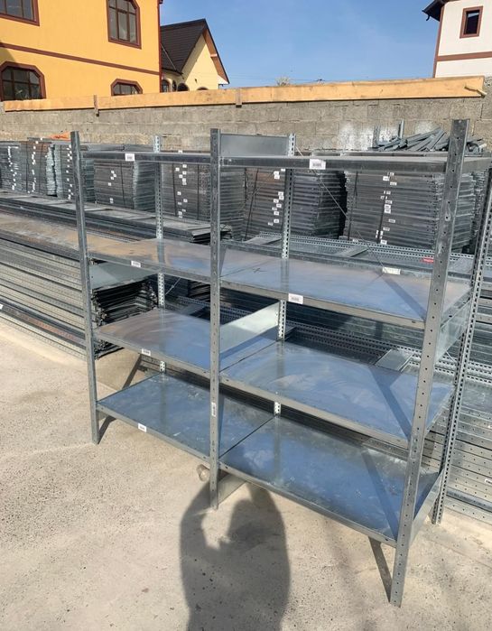 Rafturi metalice de arhivă cu polițe zincate 1x2x60
