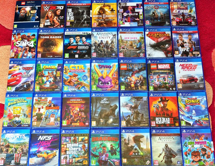 Нови ps4,Fifa GTA KILLZONE KNACK Assassins Creed Фифа запечатани