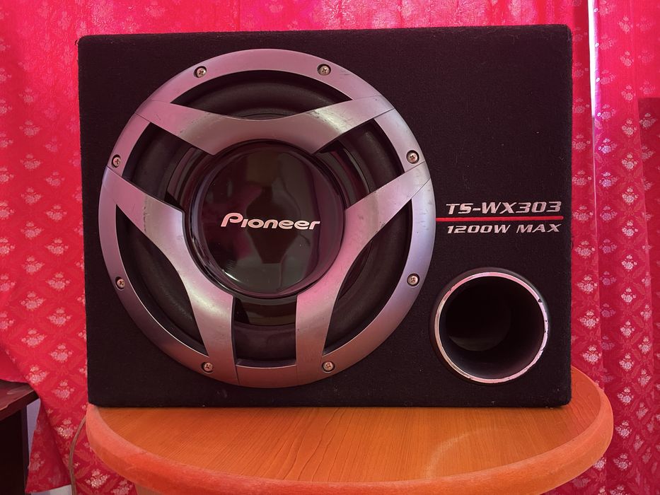 Subwoofer Pioneer TS-WX303 (“12”’) bass-reflex 30cm with built in Pioneer box - 1200W max