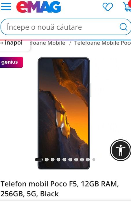 Poco F5 Black 256 GB