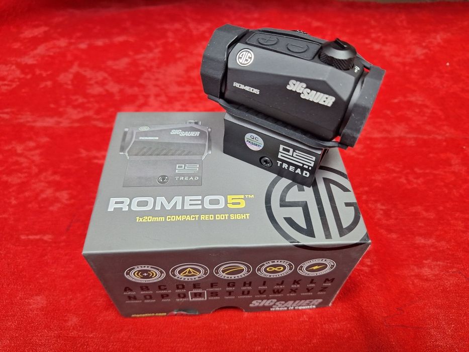 Бързомер SIG Sauer ROMEO5 COMPACT 1x20mm 2MOA RD