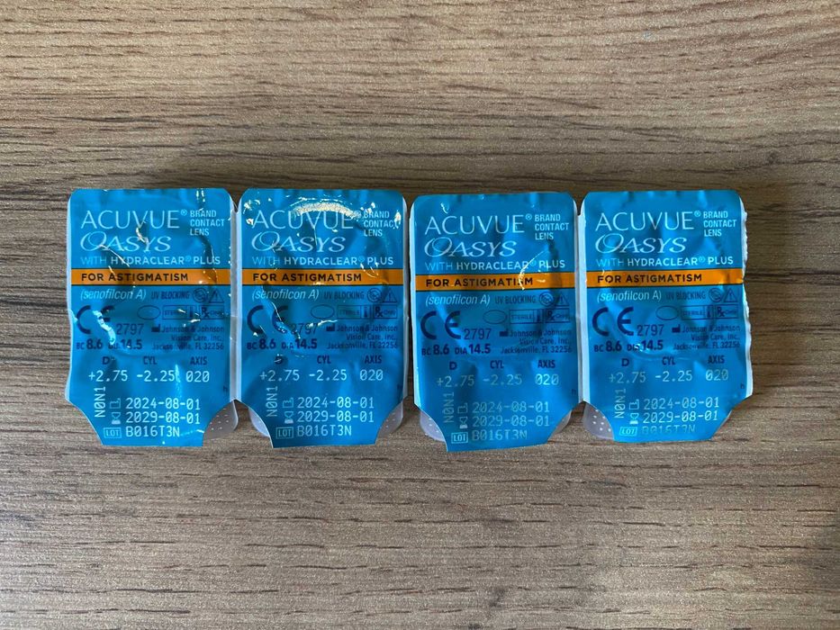 Линзы ACUVUE OASYS for astigmatism