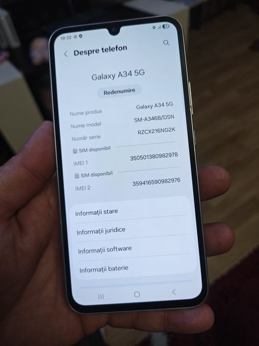 Vând sau Schimb iSamsung A34 5G 256GB