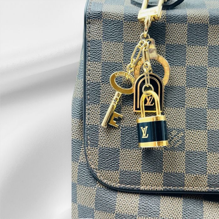 Louis Vuitton Damier Bergamo MM Handbag Brown DamierEbene Дамска чанта