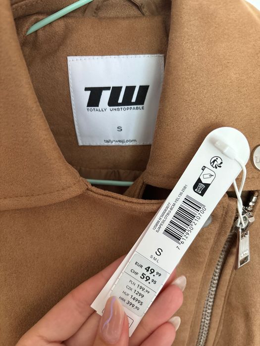 Велурено байкър яке Tally Weijl